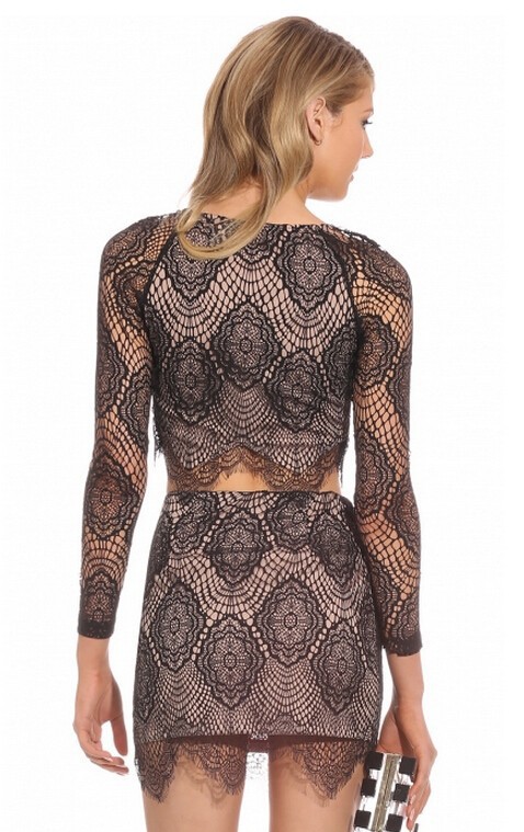 long sleeve and skirt