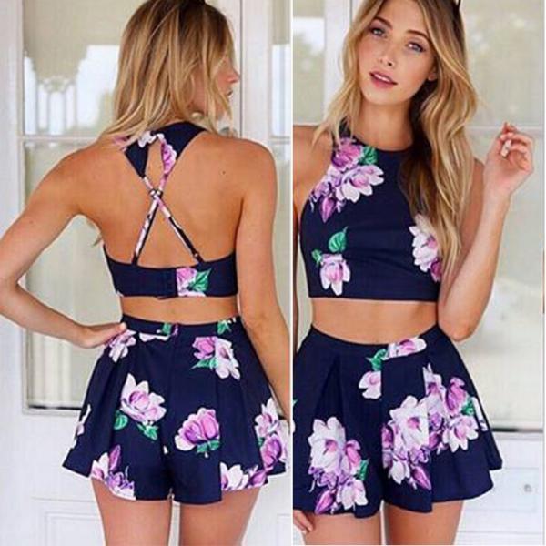 hawaiian 2 piece outfit