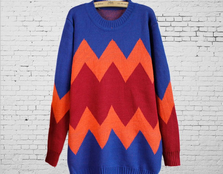 Loose Wave Sweater on Luulla